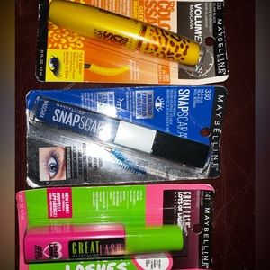 Bundle #15 3 maybelline mascaras new